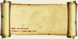 Omilj Tomaš vizit kartica